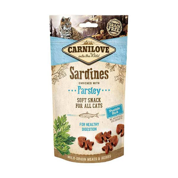 Carnilove Cat Semi Moist Snack Sardine enriched with Parsley 50 g