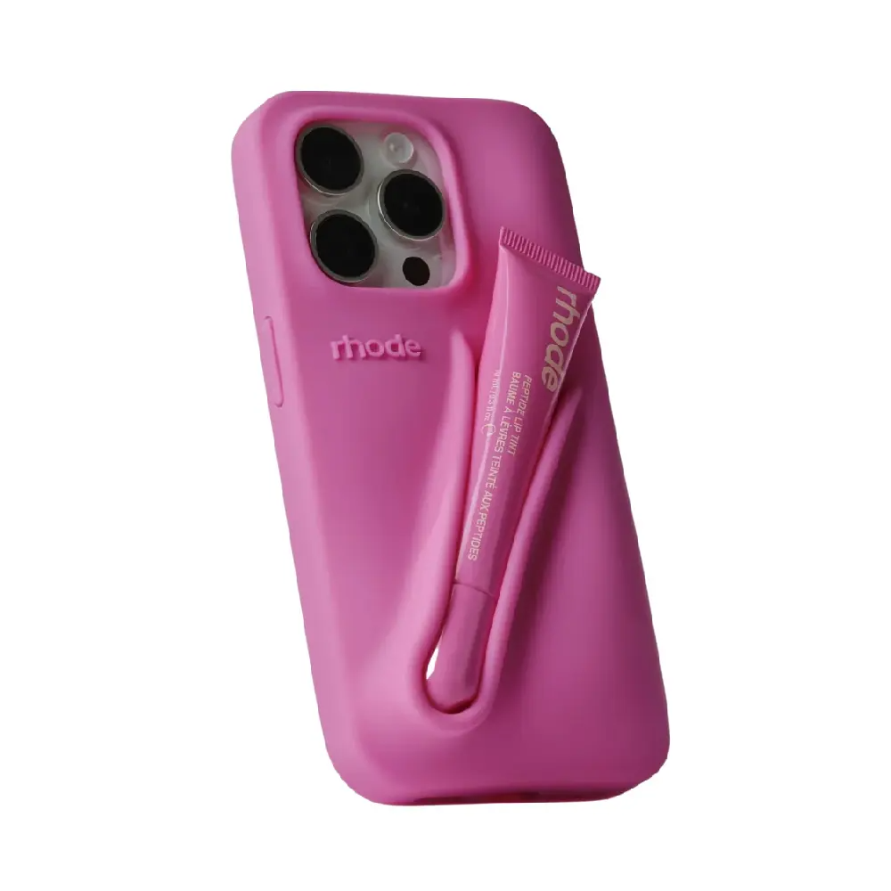 Rhode Lip Case For Iphone 15 Pro Max Bright Coral