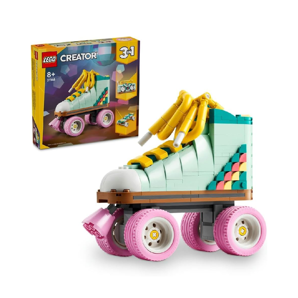 LEGO 31148 3-in-1 Creator Retro Roller Skate Toy Building Set 342Pcs
