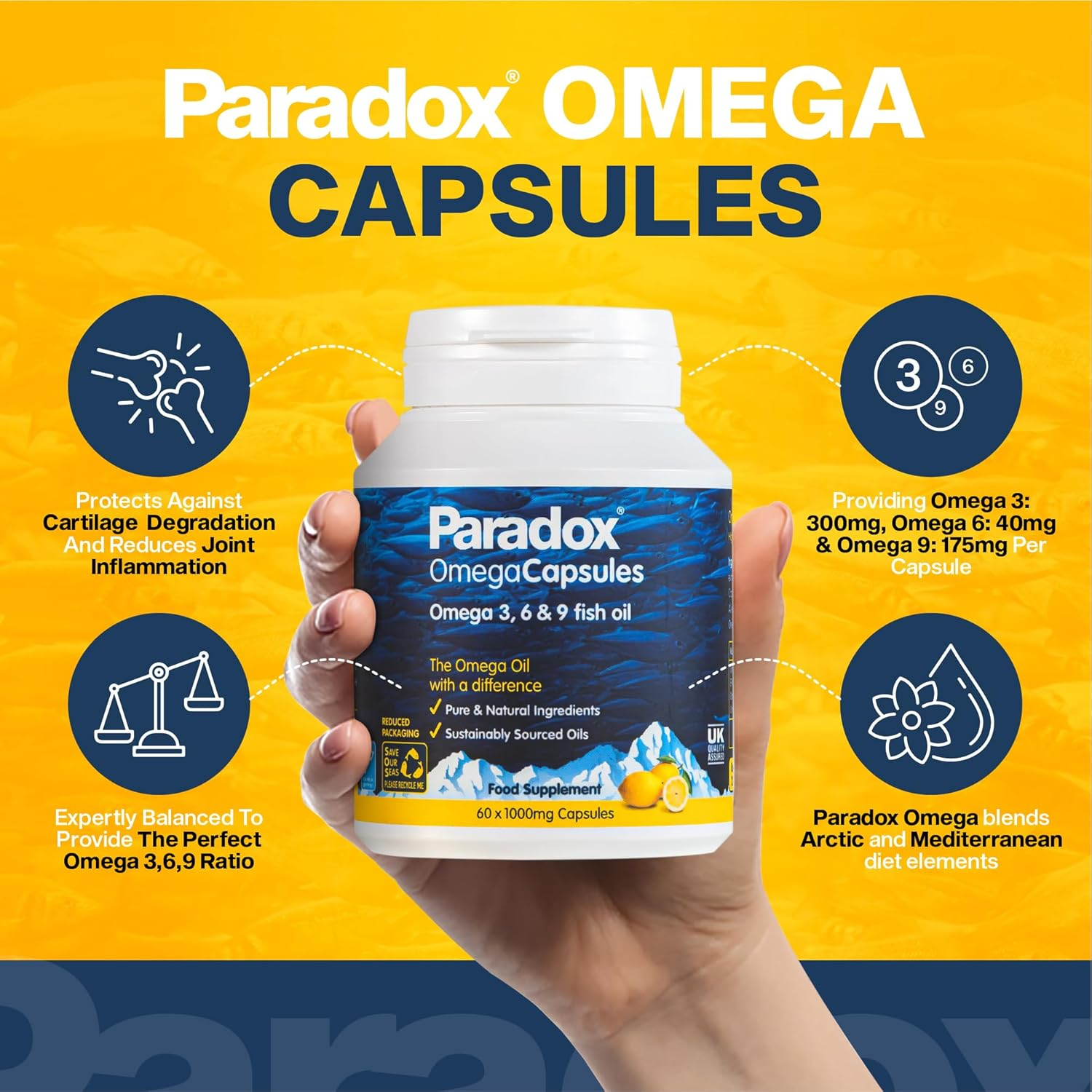 Paradox Omega Capsules (1000Mg) - 30'S