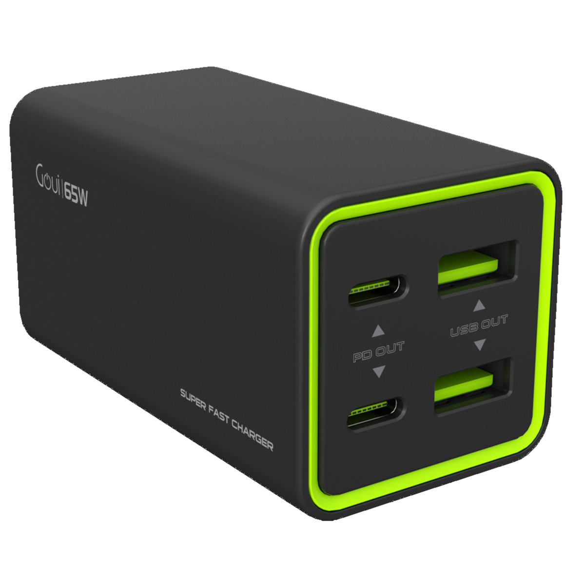 Goui Tank Desktop Charger 65W With 3 Pin Uk Plug Power Code