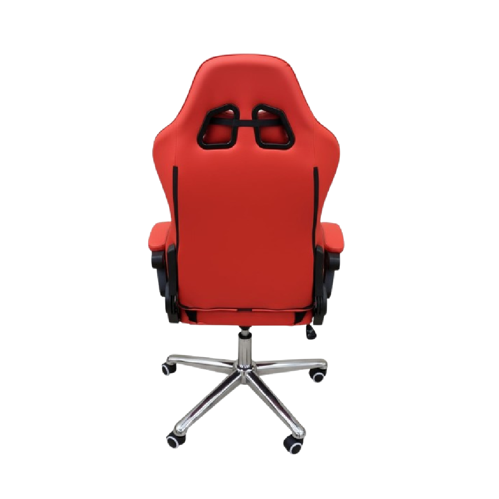 Ergonomic Gaming & Office Chair With Headrest And Lumbar Support Red Colour