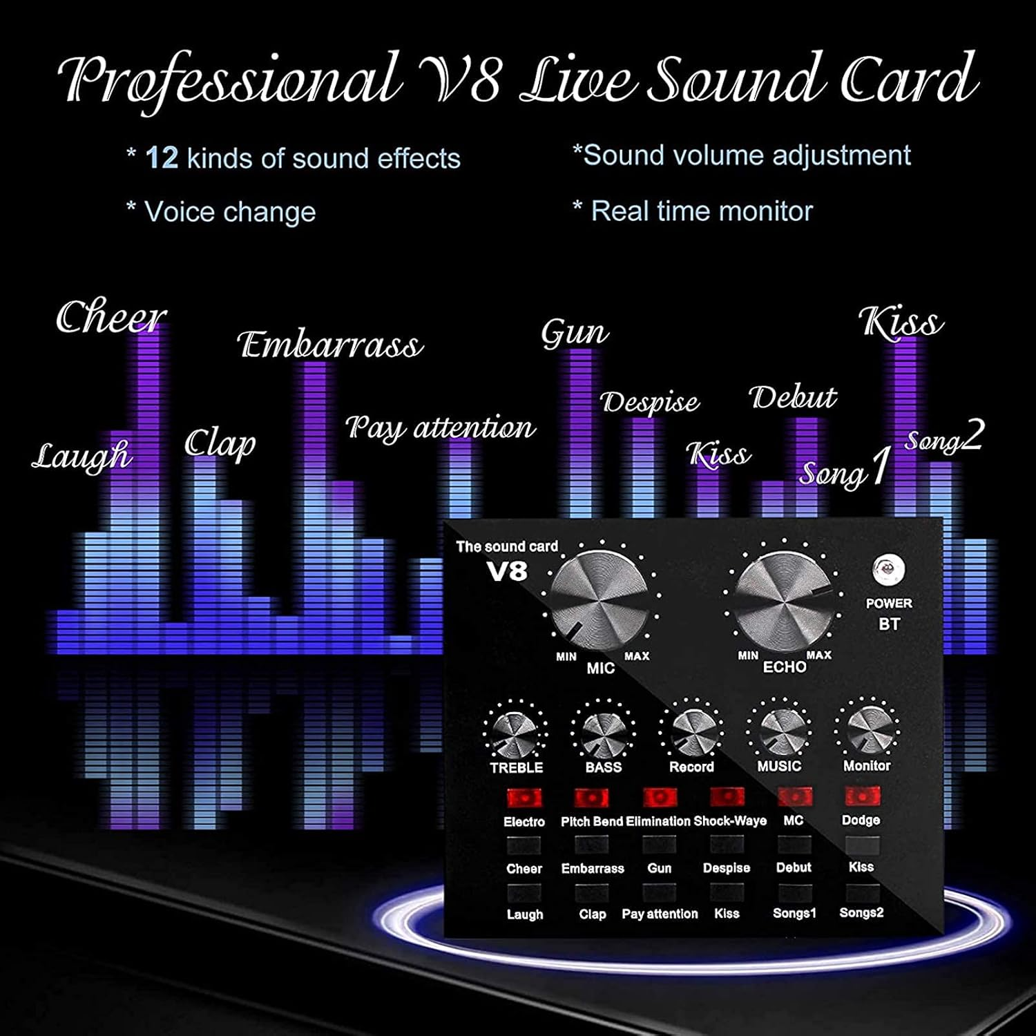 Compond Microphone Professional Condenser Microphone Kit