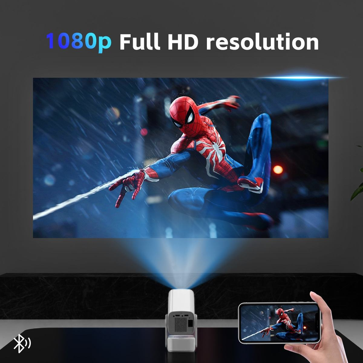 Ht13 Projector Android Projector 4K HDR Smartbarry HT13