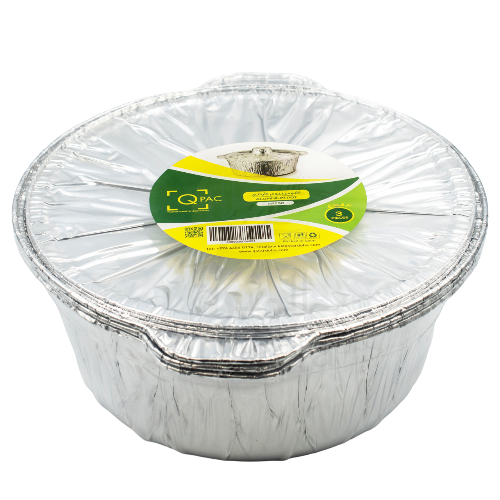 Qpac Aluminium Pots 3Pcs Ap290