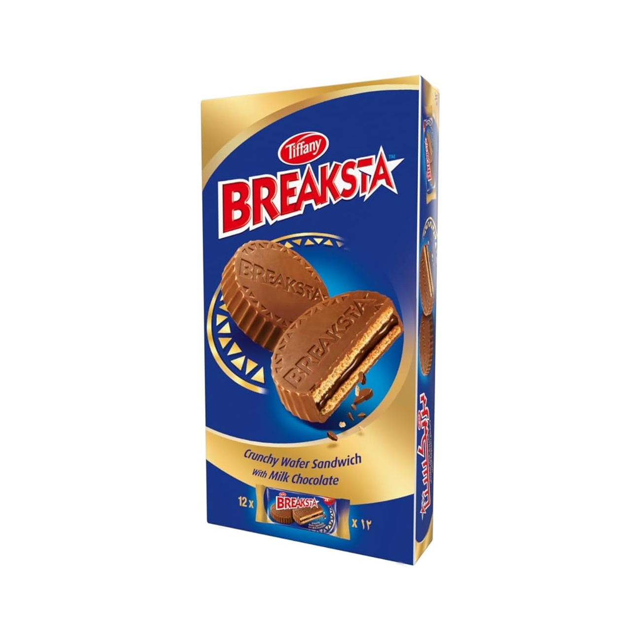 Tiffany Breaksta Crunchy Wafer Sandwich With Milk Chocolate, 12X29G