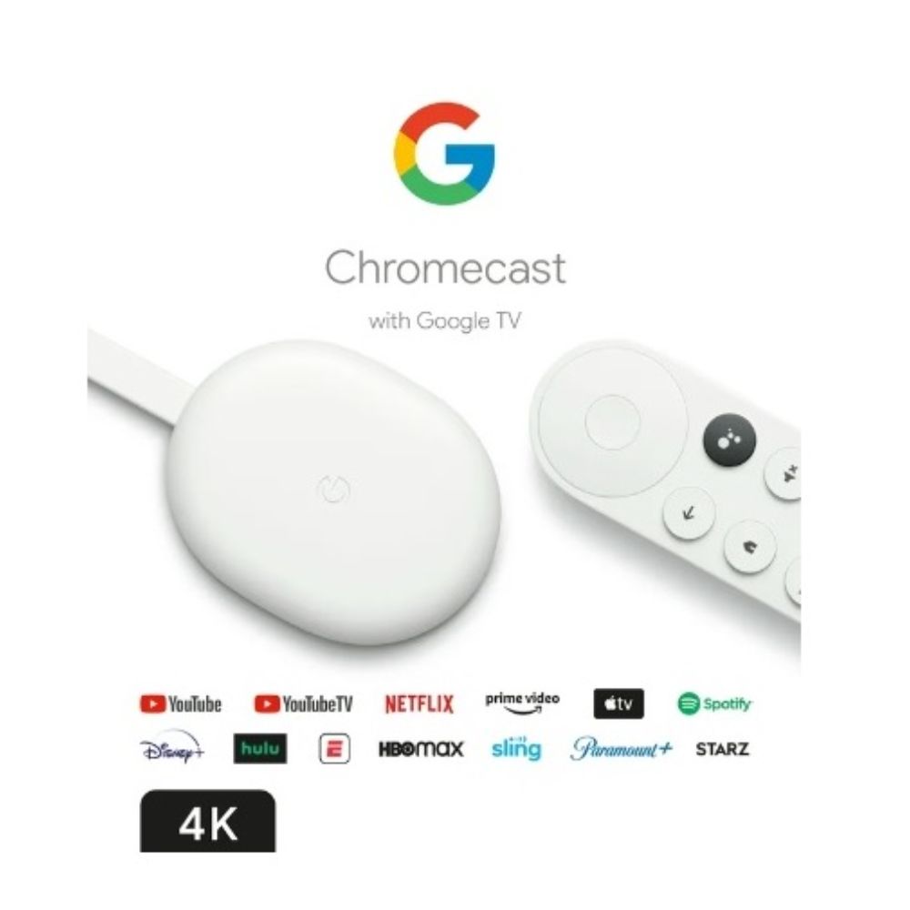 Google Chromecast-4K_White (Google Android Tv Dongle_4K)