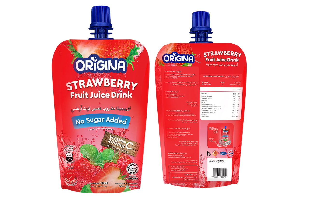 Origina Strawberry Fruit Drink 200Ml