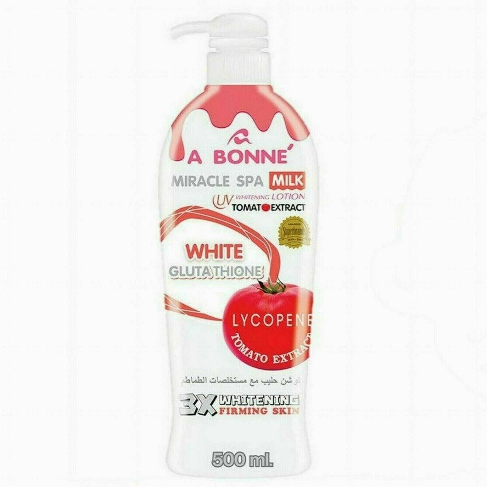 milk white glutathione A Bonne Whitening Lotion Miracle Spa pre makeup brightening SIze:100g Viên uống trắng da