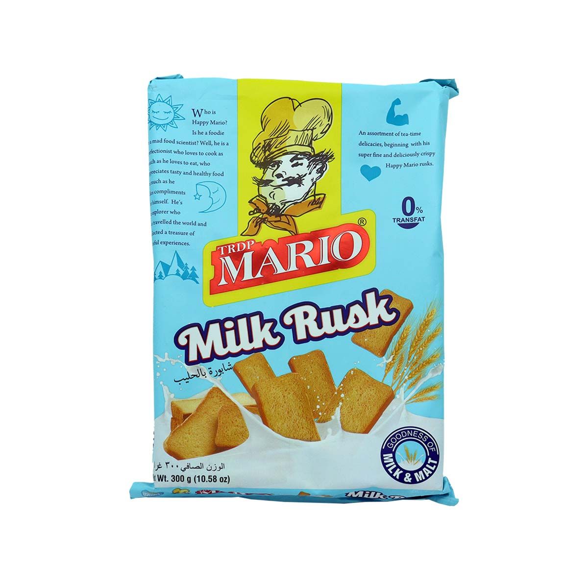 Mario Rusk Milk 300G