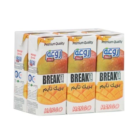 بريك تايم عصير مانجو 200 مل × 6 قطع