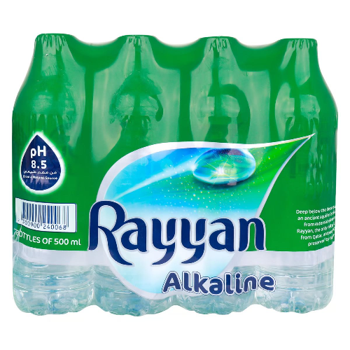 الريان قلوية مياه 500مل*12