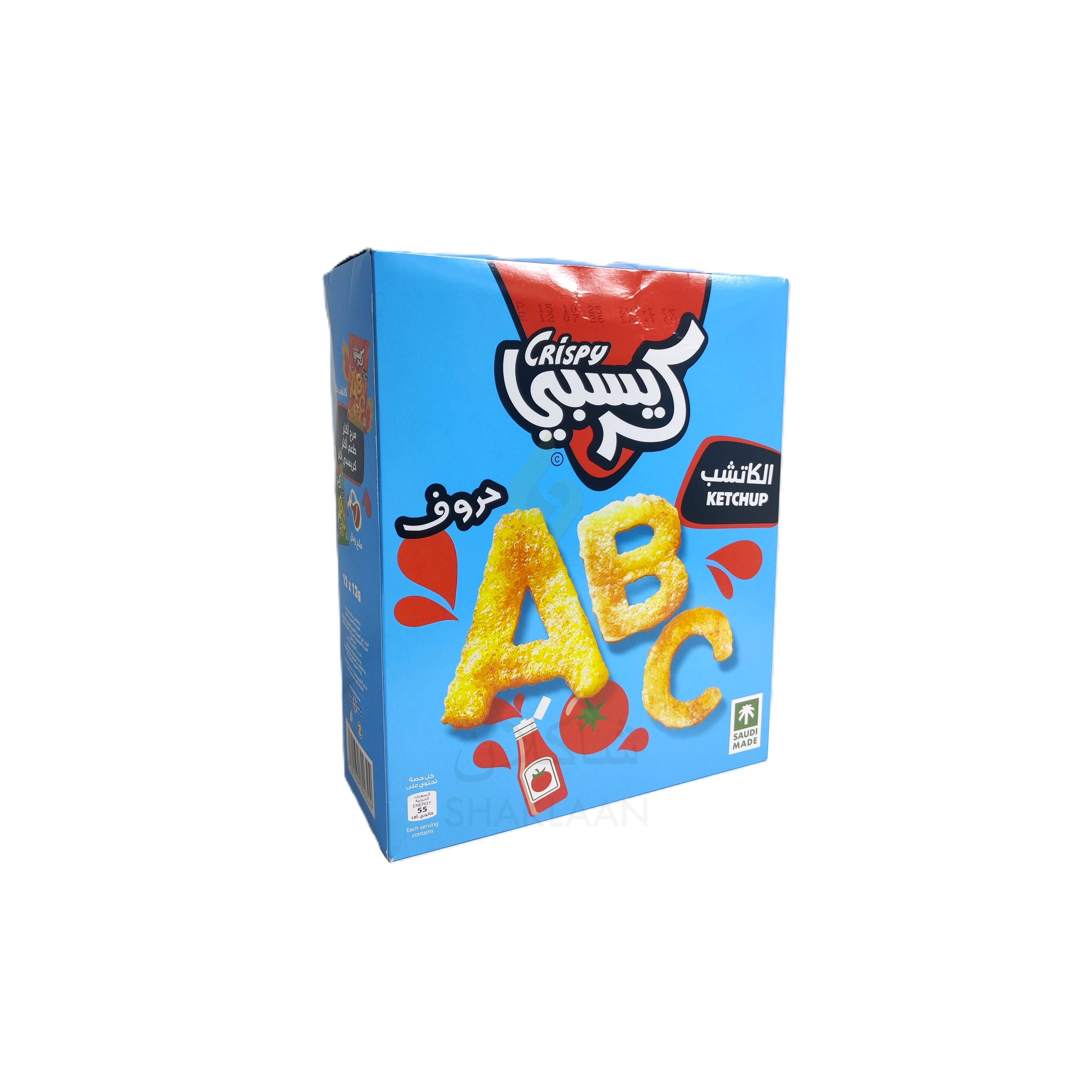 Crispy Letters Abc Ketchup Chips 12G*12