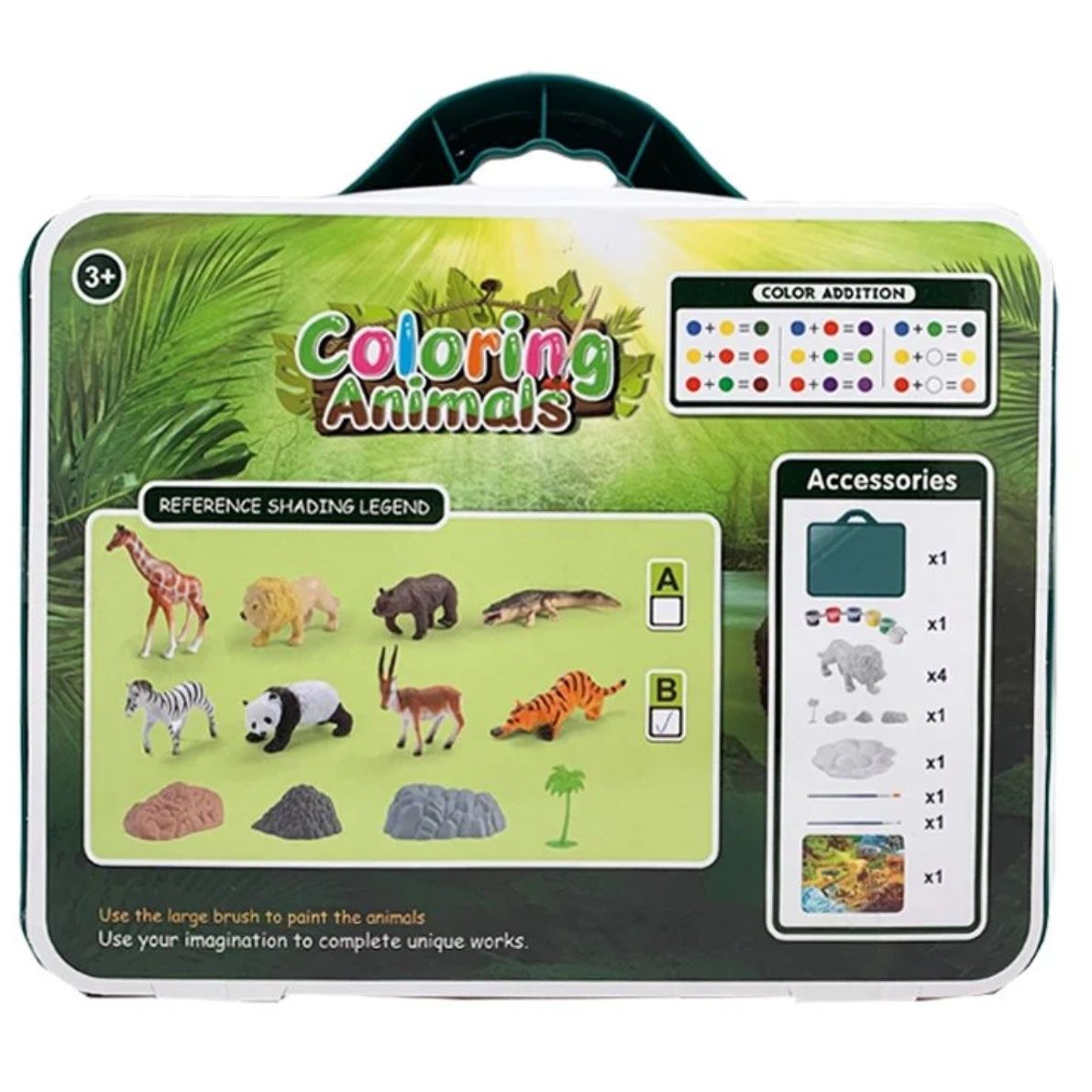 Coloring Animals Set Card