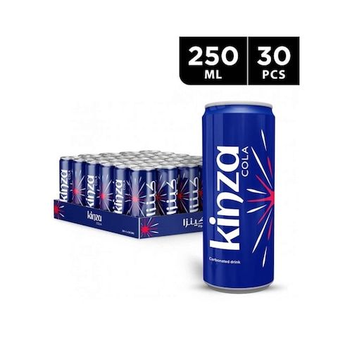 كينزا كولا علب 250 مل × 30 قطعة