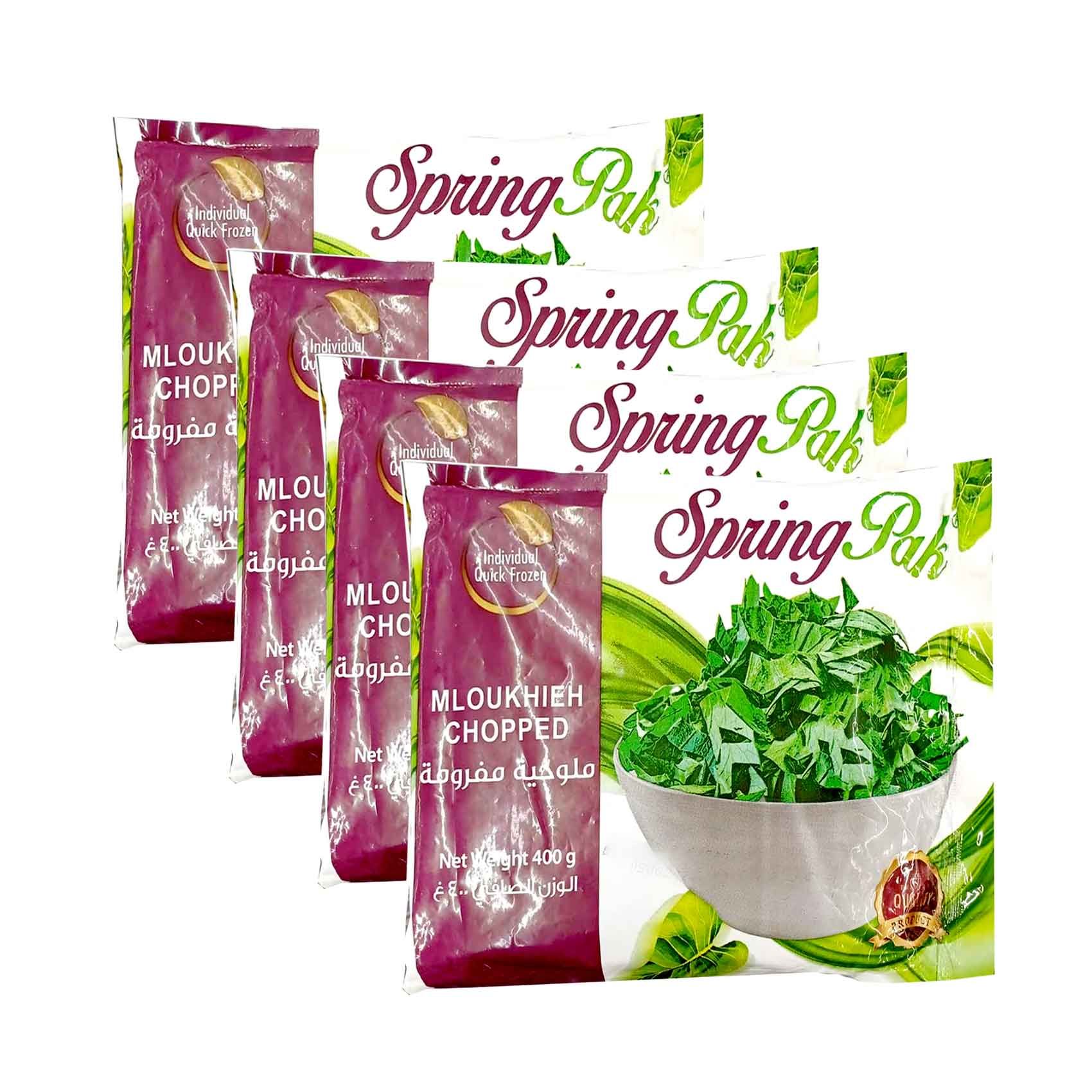 Spring Pak Spring Pak Frozen Mouloukhieh Chopped 400gx4 Pieces