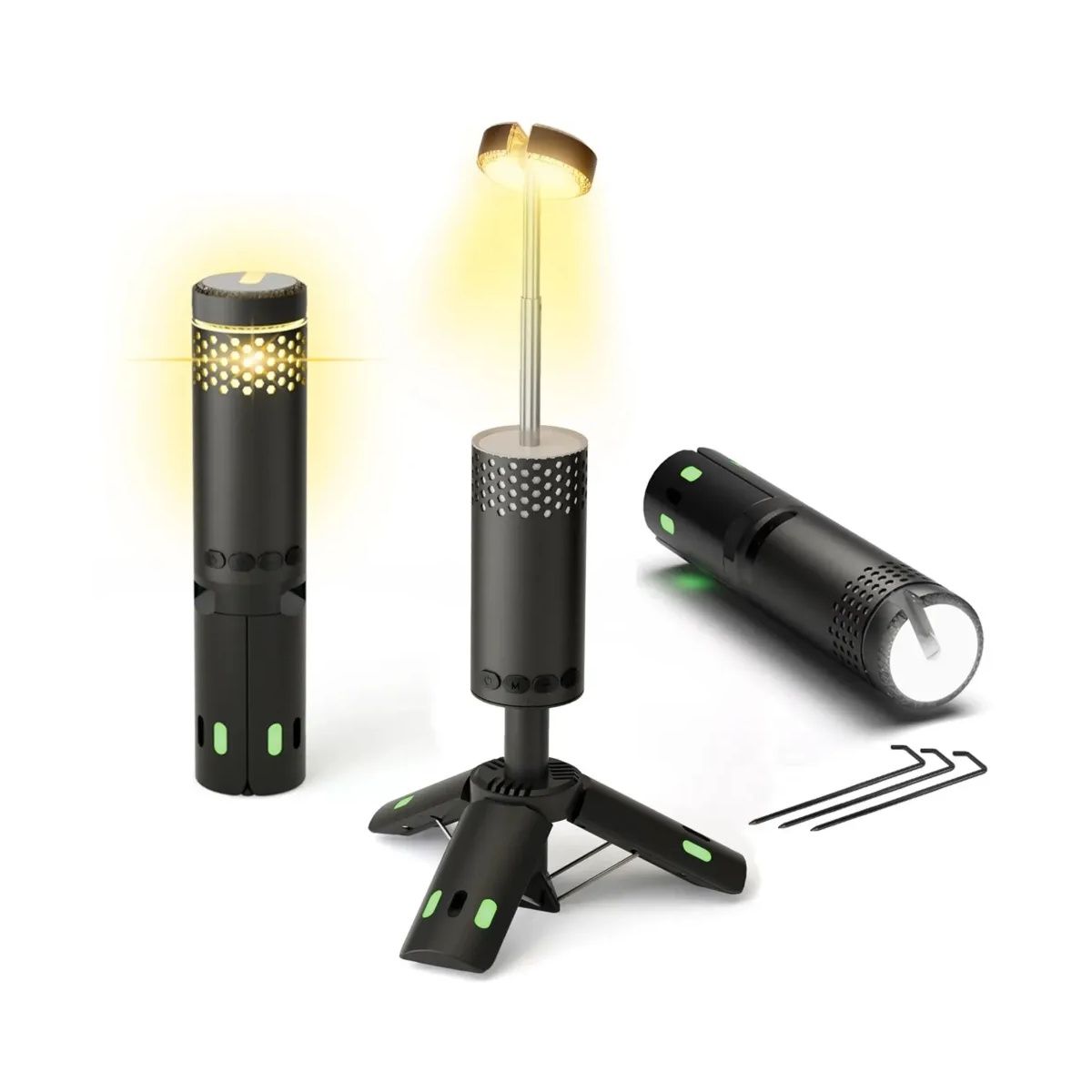 Yl-302 Outdoor Camping Portable Adventure Lamp 10000Mah-black