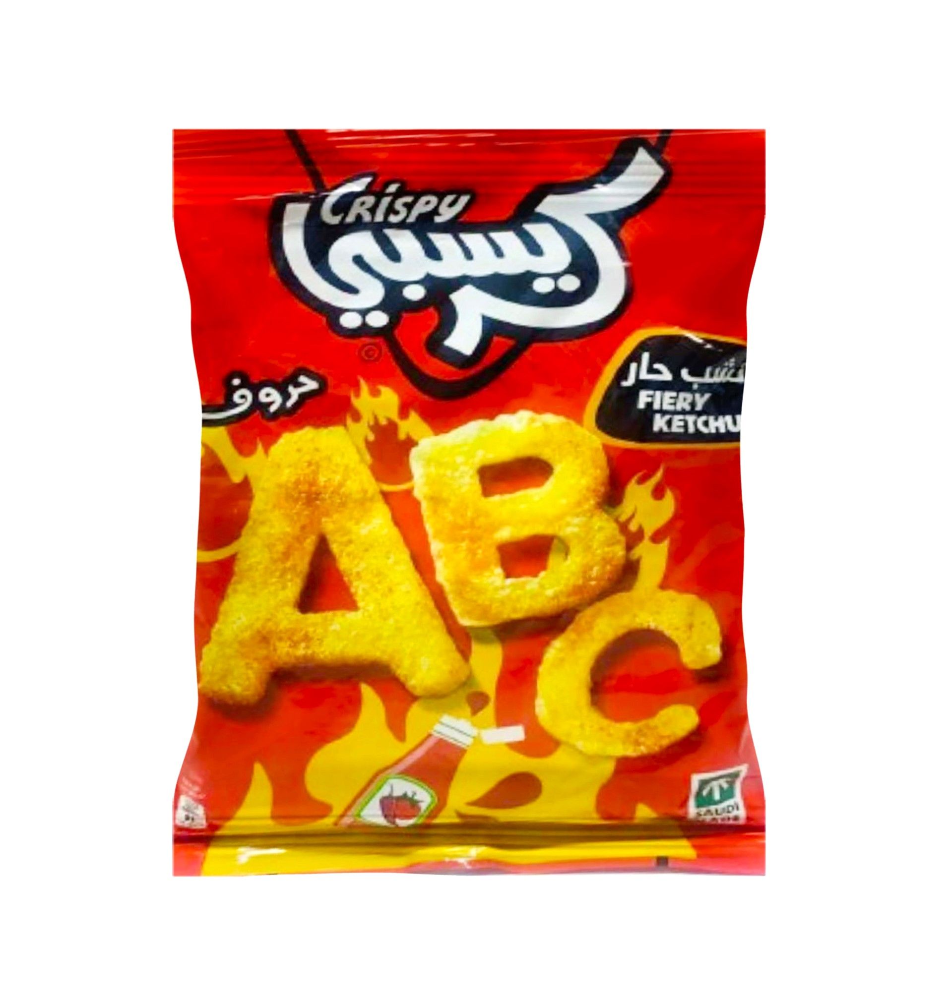 Crispy Letters Fiery Ketchup Chips 18g