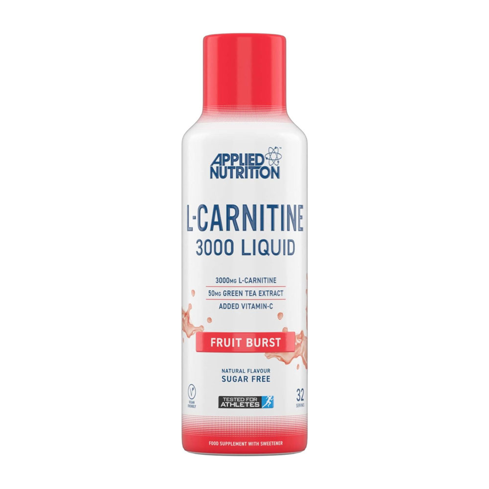 Applied Nutrition 3000Mg L-Carnitine 50Mg Green Tea Extract Added Vitamin-C Sugar Free Fruit Burst