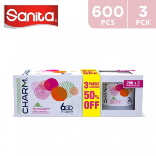 Sanita Charm Cotton Round Large 2+1 Free