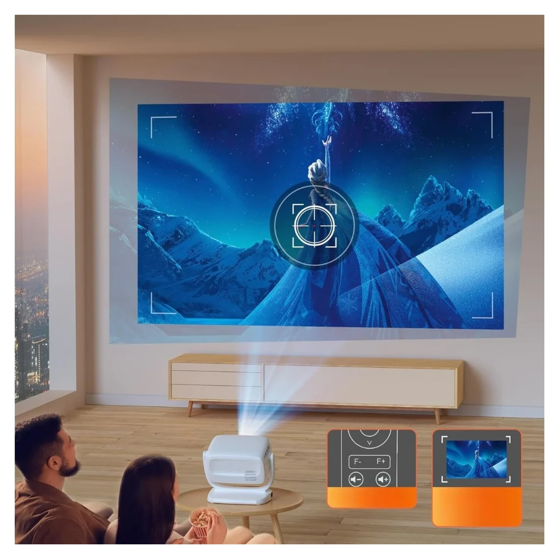Ht13 Projector Smartberry HT3 Pro 8K HDR 5G Smart Projector With Android Wi-Fi