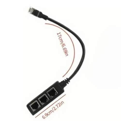 Shop Ethernet 1-to-3 Port RJ45 Splitter Adapter From Barcode