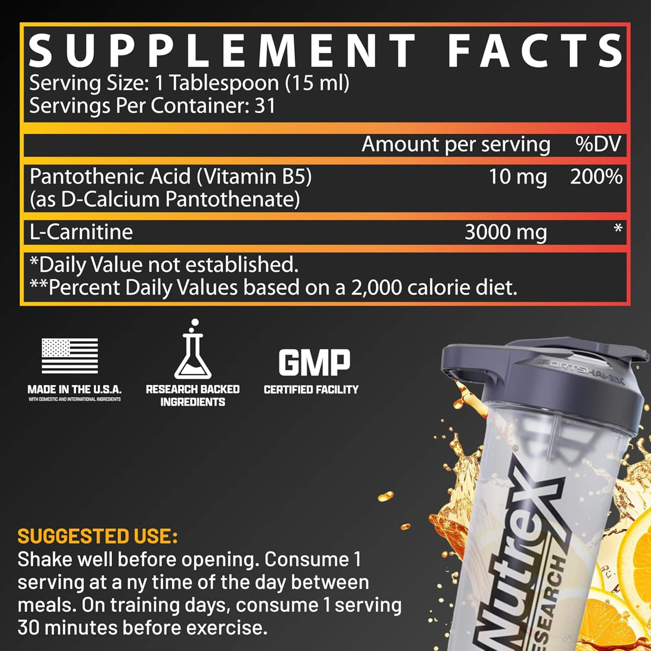 nutrex research l carnitine 3000 L-Carnitine Orange Mango – 31 Servings Intralesional steroid injection in Samples Size:12 Pack