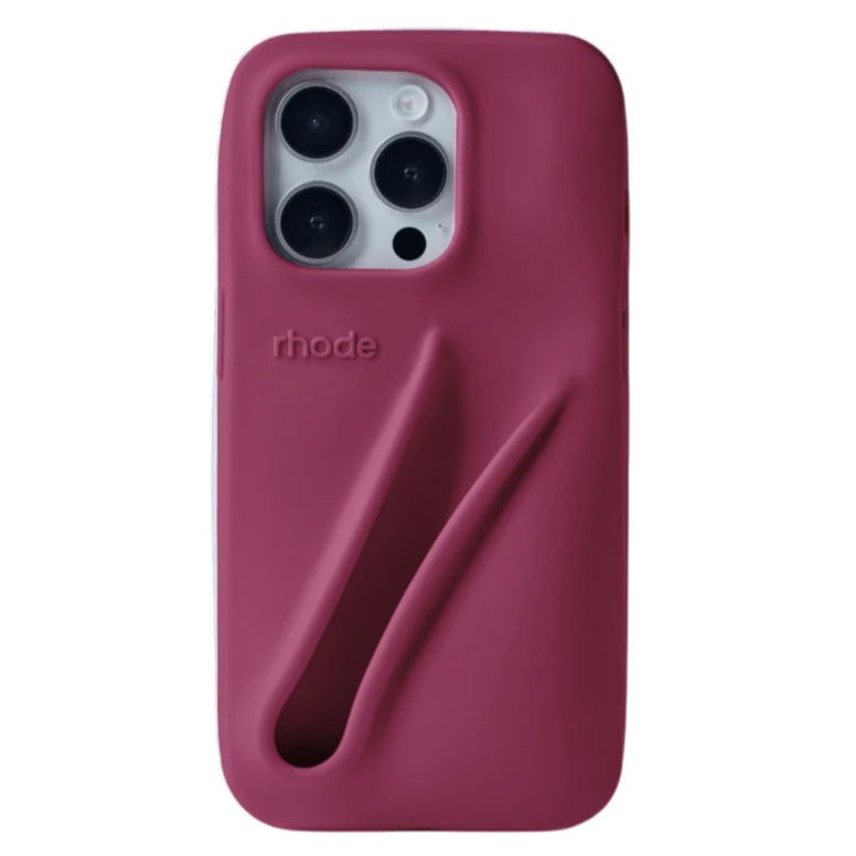 Rhode phone case Iphone16 pro raspberry Jelly
