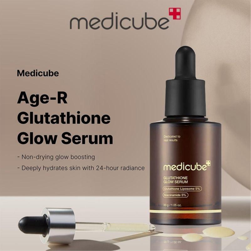 medicube glutathione glow serum 30ml AGE-R (30ml) it provides targeted care for a healthy glow Medicube Glutathione Glow Serum -