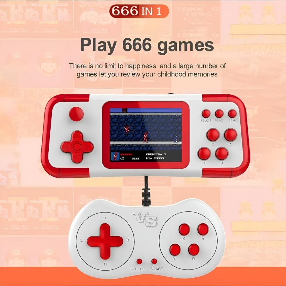 RetroPlay 666 in 1 Classic Game Console
