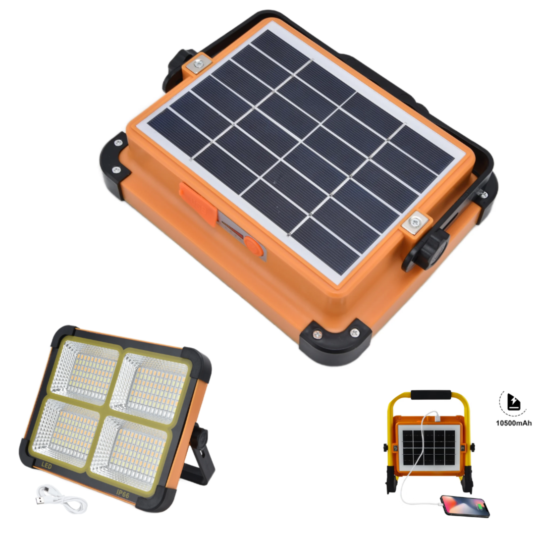 Solar LED Light with Power Bank USB-A Port