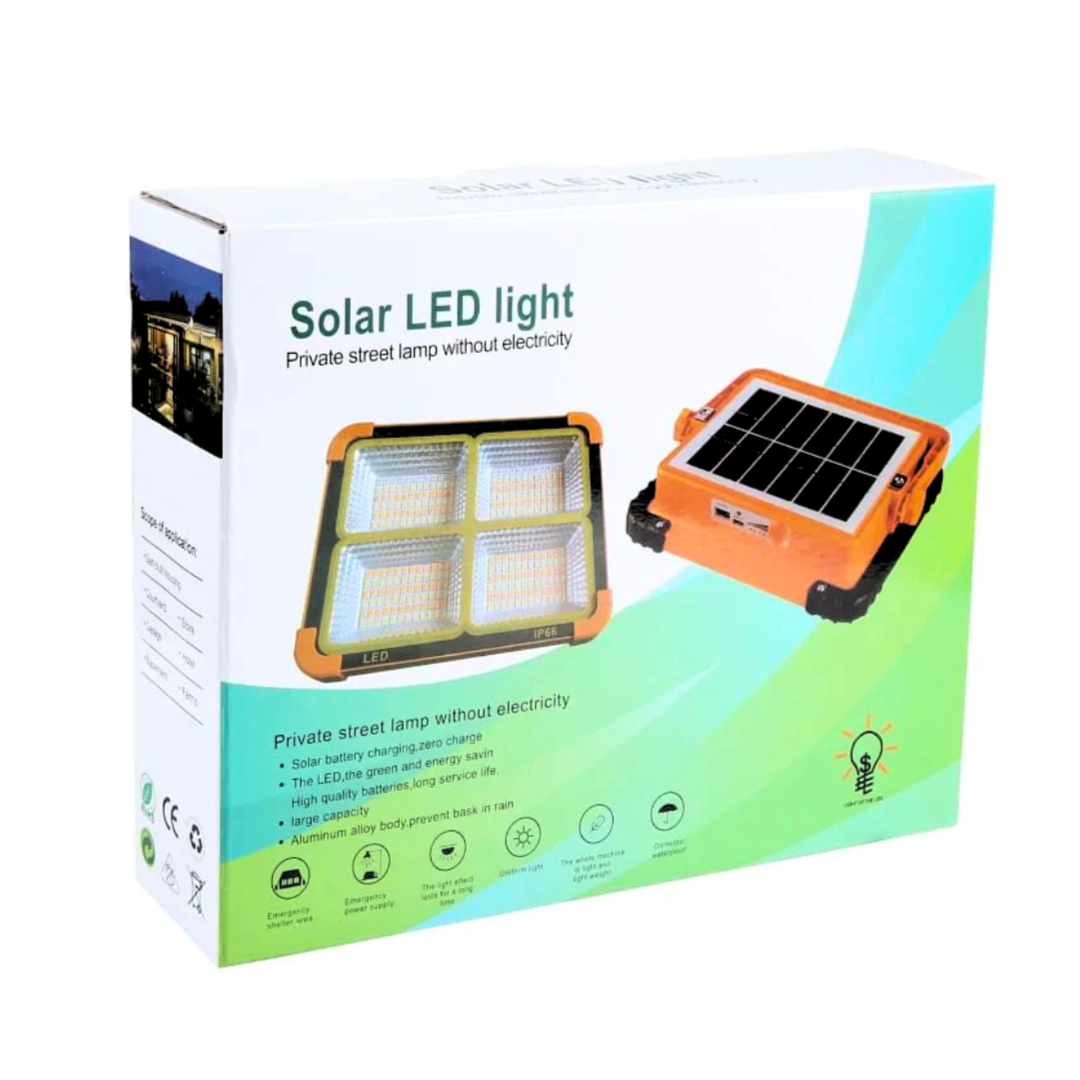 Solar LED Light with Power Bank USB-A Port