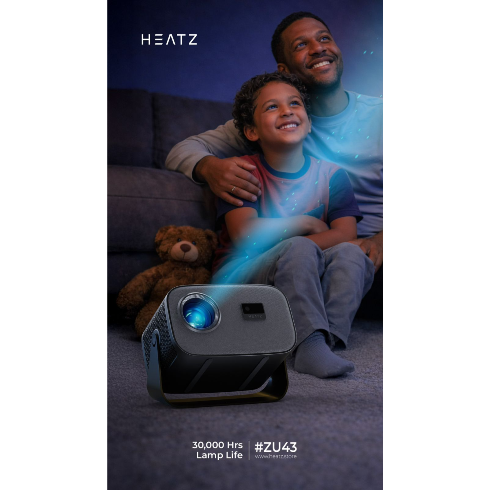 HEATZ 4K ULTRA HD PROJECTOR - ZU43 - CINEMAX ULTRA