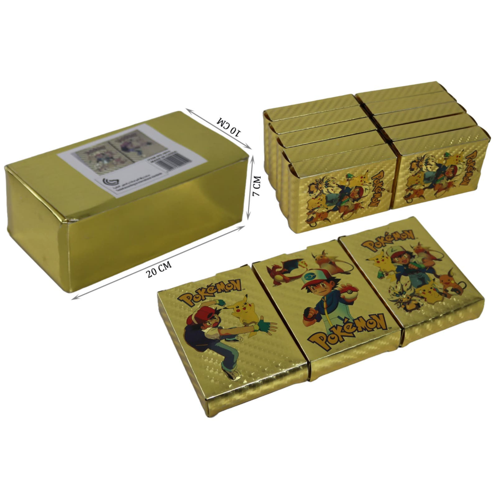 55 piece gold pokemon cards V-Series Golden Pack  Kaihama 55 Pokemon Gold VMAX Cards,