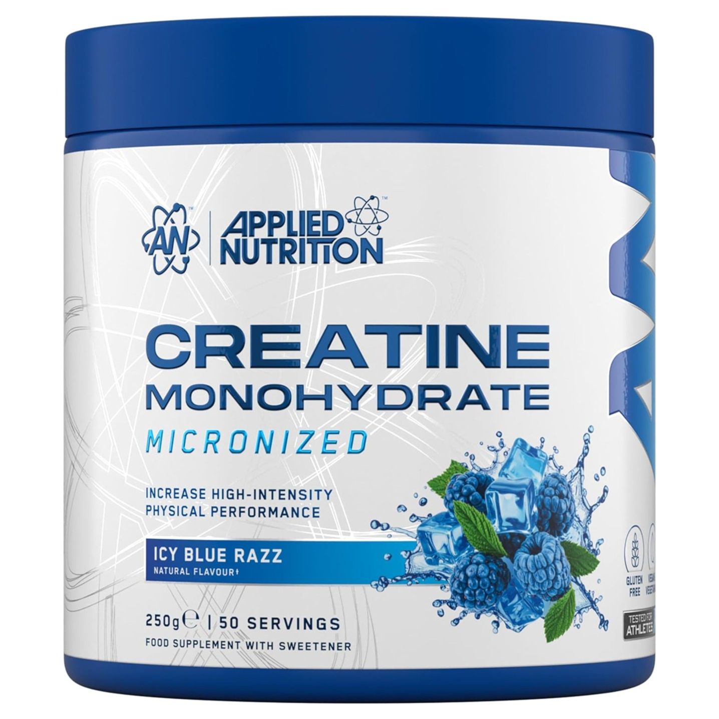 Applied Nutrition Creatine Monohydrate Icy Blue Raz – 250 g