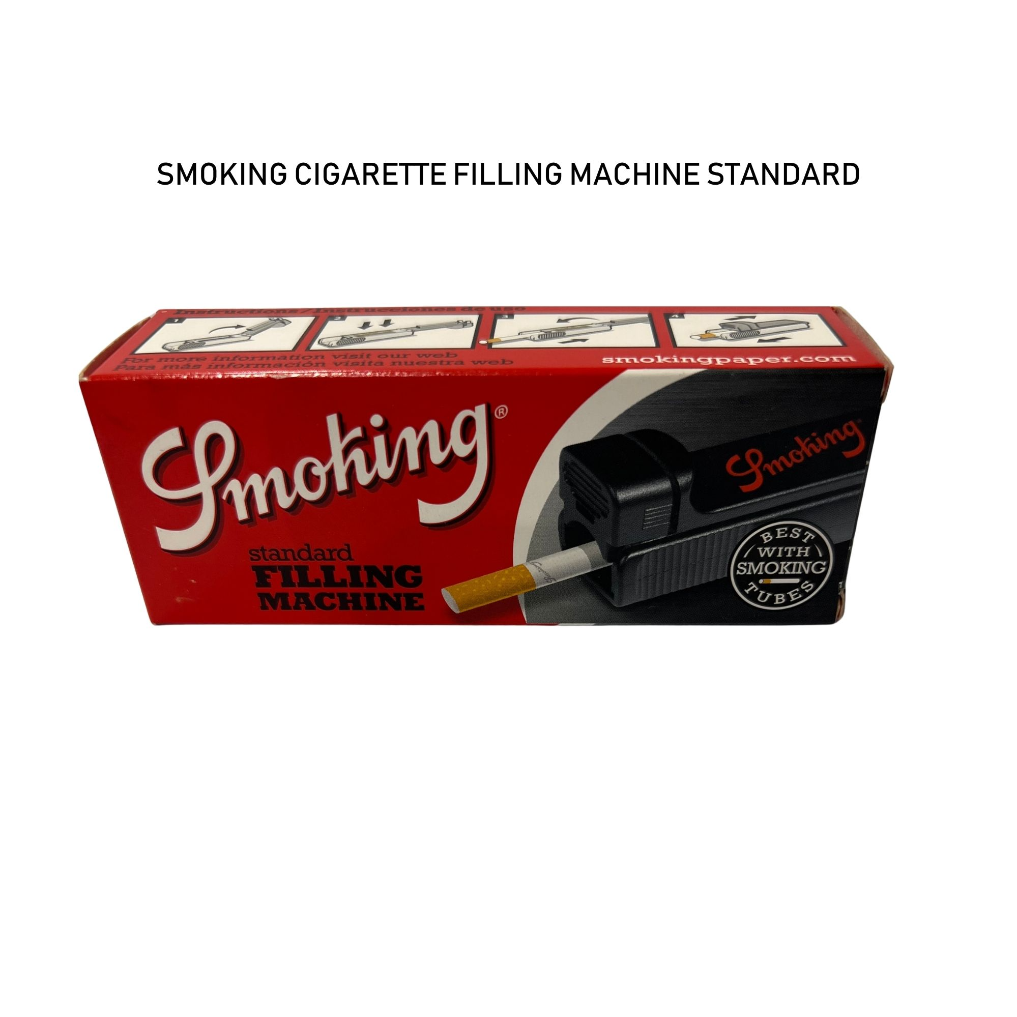 cigarette filling How to fill a smoking tube Brookfield Cigarette Maker Tube Filling
