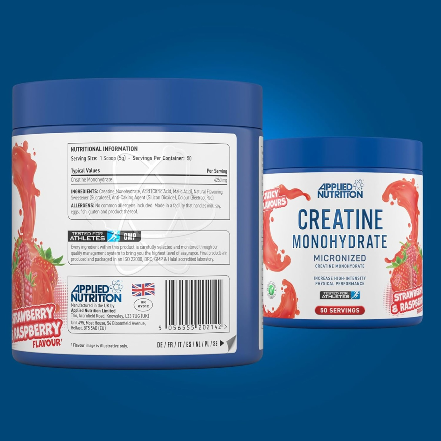 Applied Nutrition Creatine Monohydrate Strawberry & Raspberry – 250 g