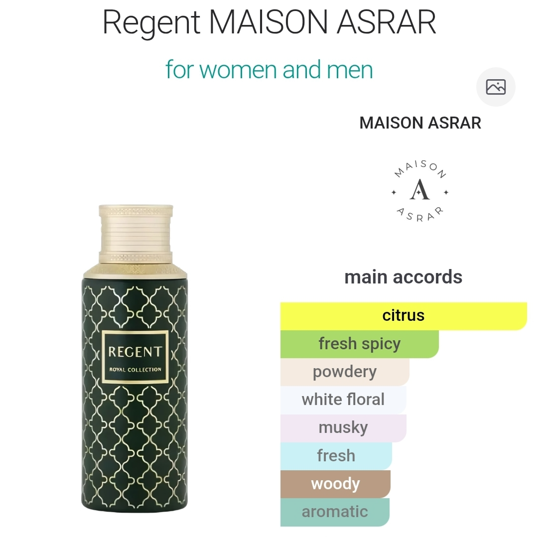 Maison Asrar Regent EDP 100ML