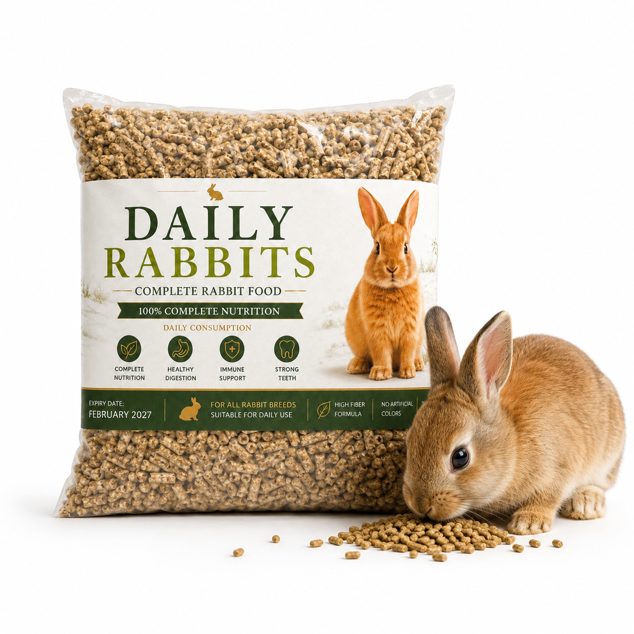 White Marsh Adult Rabbit Food Daily Mix 650g