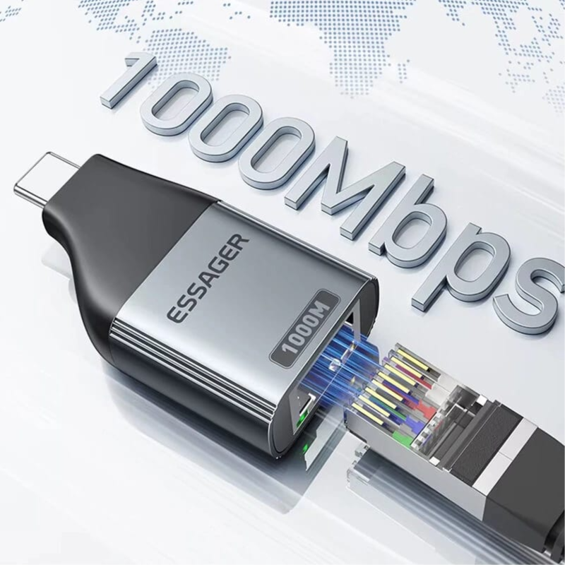 Sonew SPX-stekker Naar RJ45 Ethernet Adapter – IP68 Waterdicht, 1200 Mbps, Voor Gen2 Schotel – Rubber/Koper, Professioneel & Robuust 2 miniatura