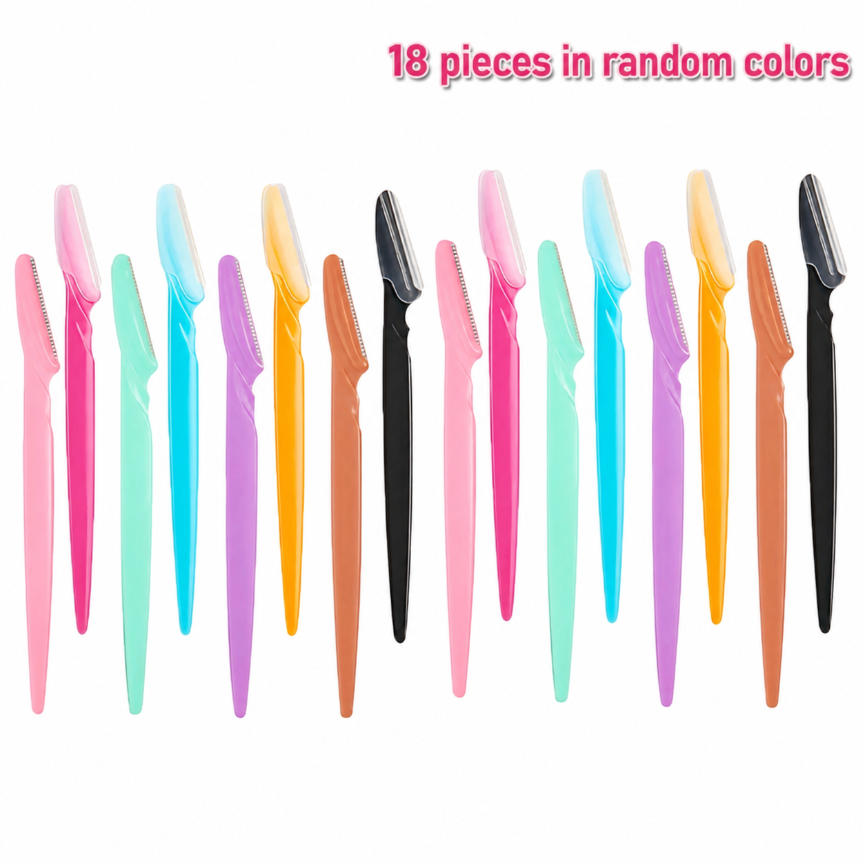 18 PCS Facial Hair Removal Razors – Eyebrow & Face Dermaplaning Set