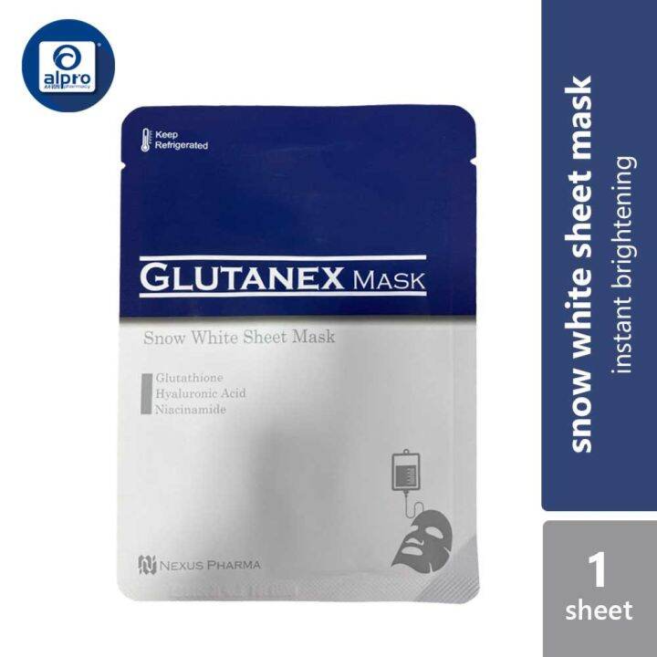 snow white glutathione GLUTANEX MASK Color:Metallic Navy KB KYUSOKU BIHAKU, Collagen قناع دعم نضارة البشرة