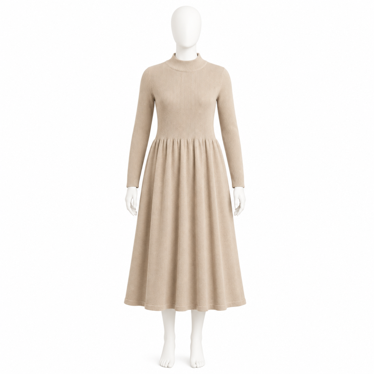 beige winter dress S Size Grace Knit VRK 3095 Do Not Bleach GET2PANTS Size:22 (34/35) Ladies dresses Dress Red and Black