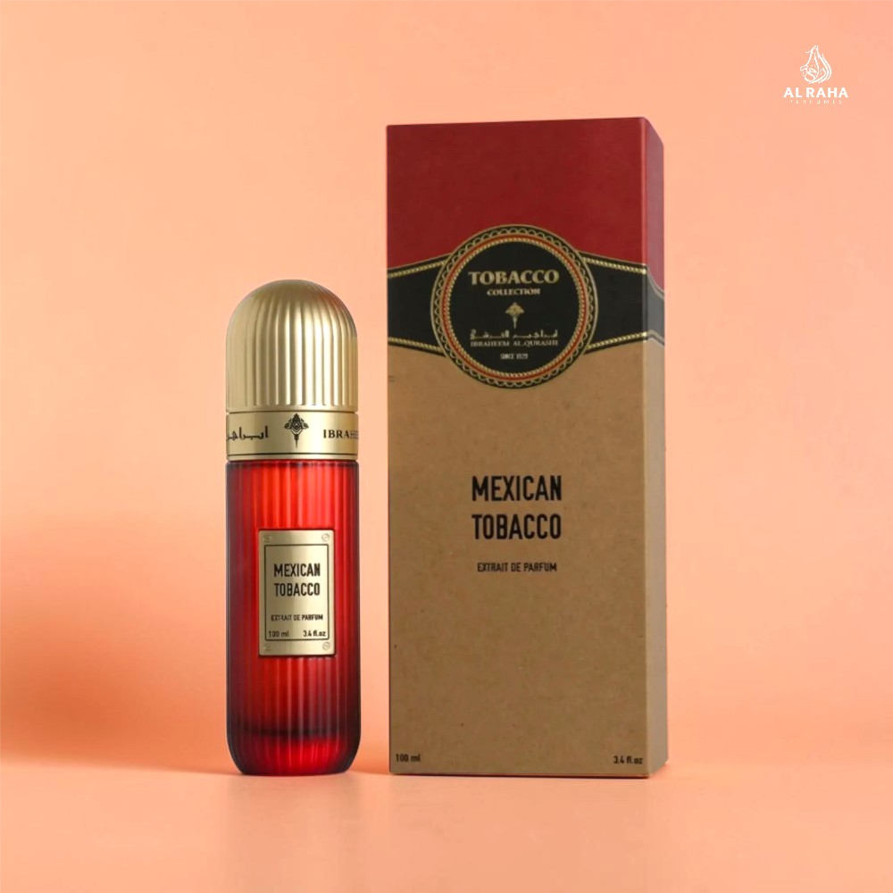 mexican tobacco cologne Otor Al Sharqiyah | 100 ml Brand: Ibrahim Al-Qurashi Origin: KSA Gender: Unisex Form: Spray Concentration: Extrait De Parfum Description and and rose round it off with a warm finish Mexican Tobacco 100ml By Ibraheem