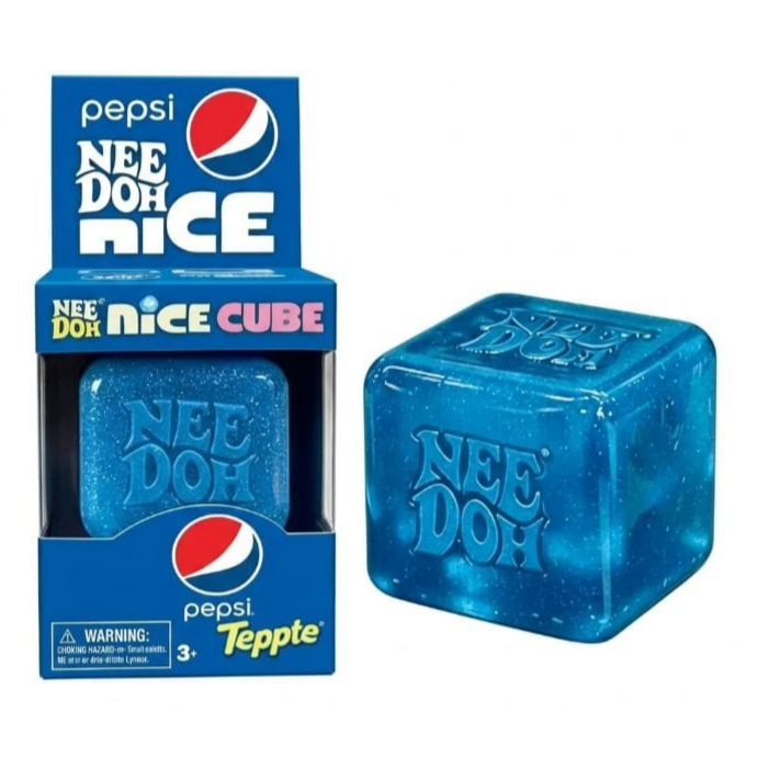 NeeDoh Nice Cube Pepsi Super Solid Squishy