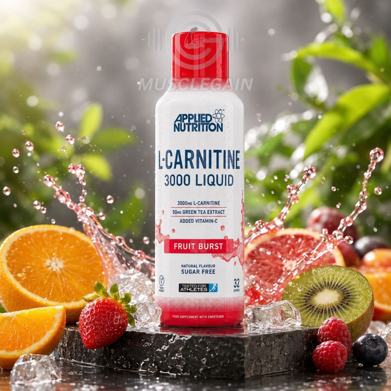applied l carnitine Nutrition Liquid L-Carnitine 3000 Fruit Burst Flavor, 32 servings PURITY Comparison of antioxidant defense Flavor:Kiwi Strawberry