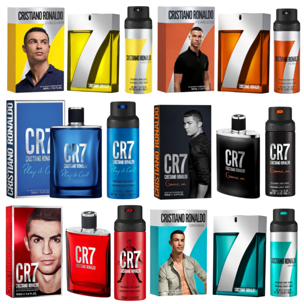 Cristiano Ronaldo CR7 Perfume 100ml + Body Spray 150ml Combo Set for Men