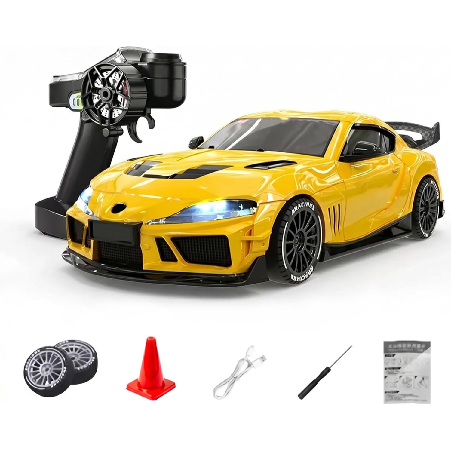 Toyota Supra 1087X 1/43 RC Drift Car | 4WD RTR | Gyro